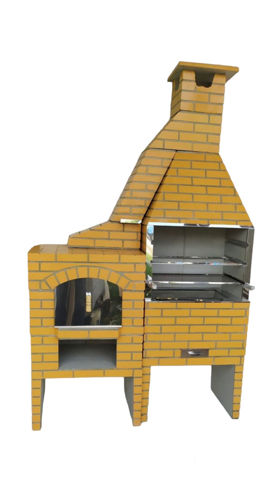 Churrasqueira Cerâmica com Forno de Pizza