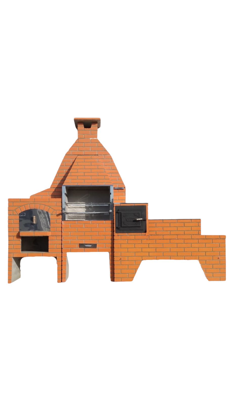 Kit Churrasqueira Forno Fogão e Forno de Pizza